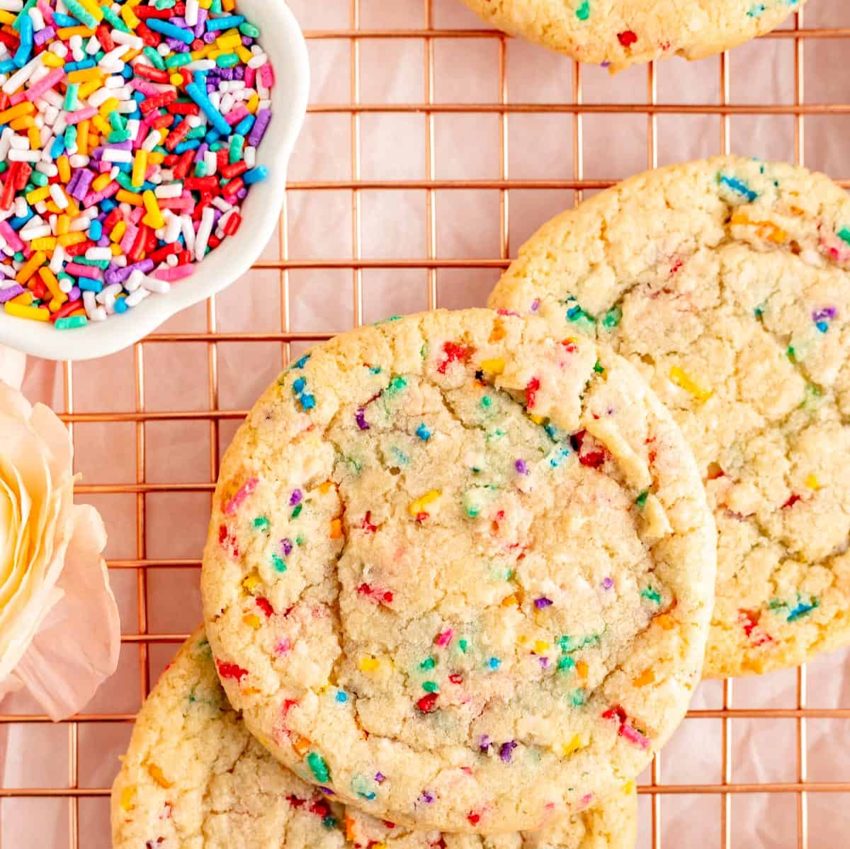 Birthday Cake Sugar Cookie